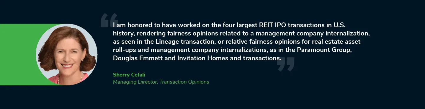 The Duff & Phelps Opinions Practice of Kroll Rendered a Fairness Opinion for Lineage’s Management Company Internalization Transaction in Connection with Its IPO