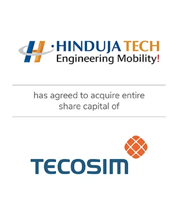 Kroll’s Transaction Advisory Services Practice Supported Hinduja Tech on its Agreement to Acquire the Entire Share Capital of TECOSIM Group.