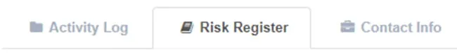 Cyberclarity360TM Product Release Note: Risk Register