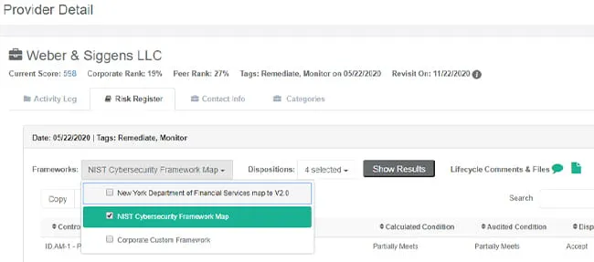 Cyberclarity360TM Product Release Note: Risk Register