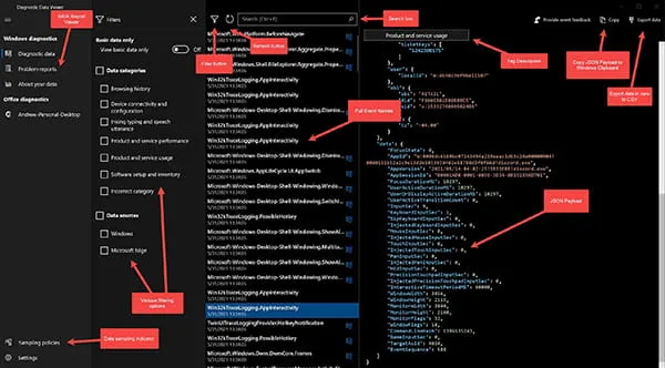 Diagnostic Data Viewer Overview